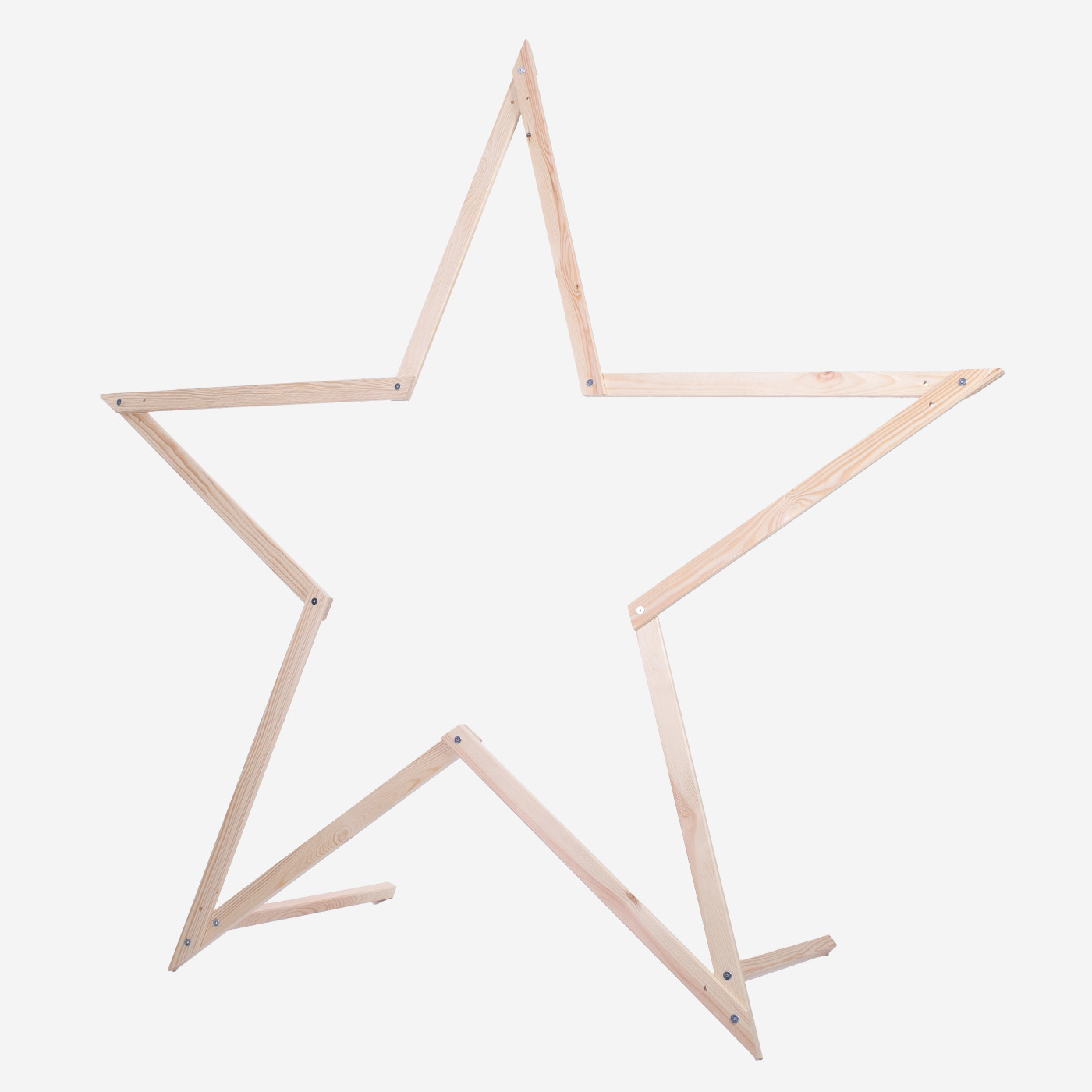 Drewniana gwiazda świąteczna Modostar™ (3 w 1) - obrazek 3